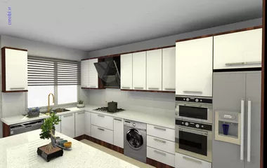 کابينت آشپزخانه مدرن و نئوکلاسيک و انزو و کلاسيک