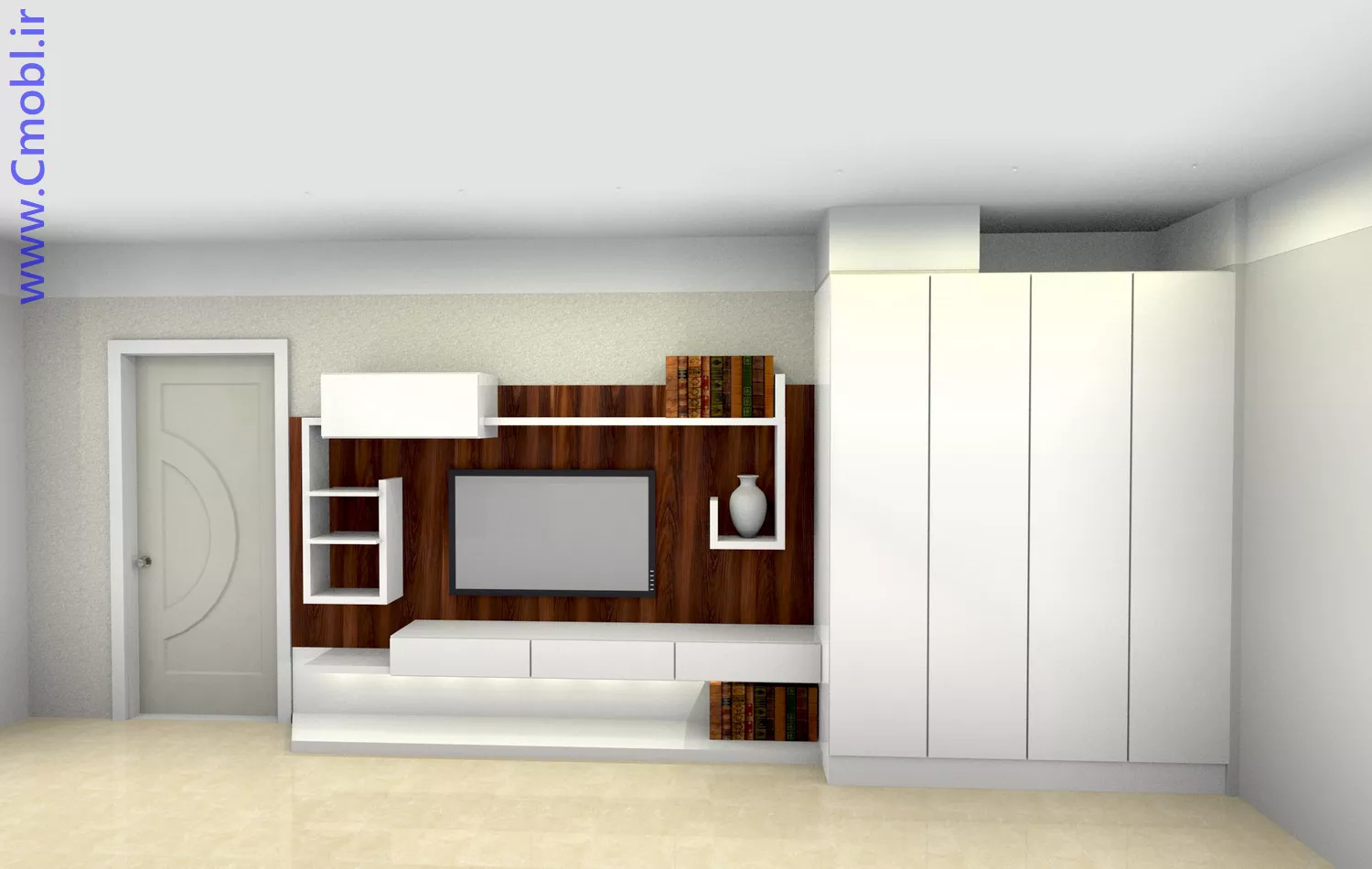 کابينت مدرن و تي وي وال