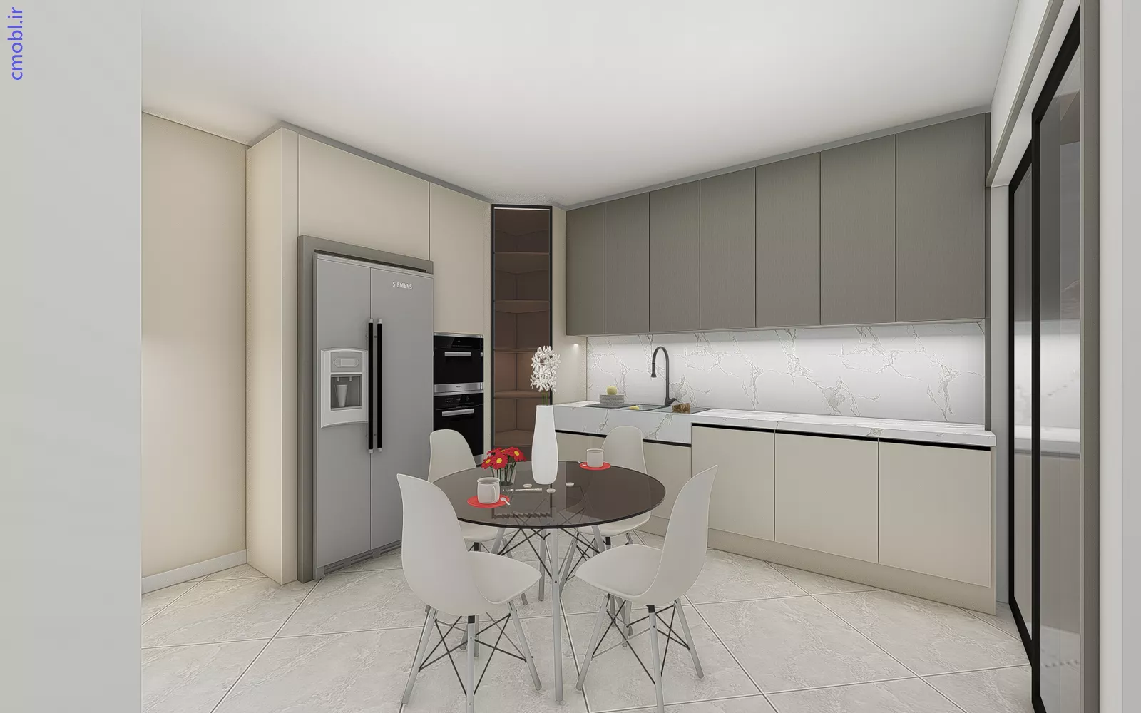  2 واحد کابينت مدرن