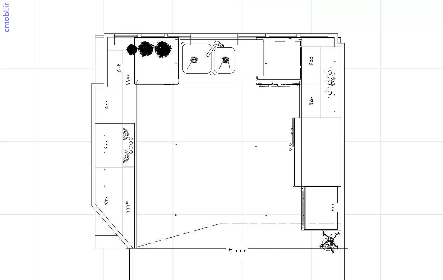 کابينت آشپزخانه مدرن