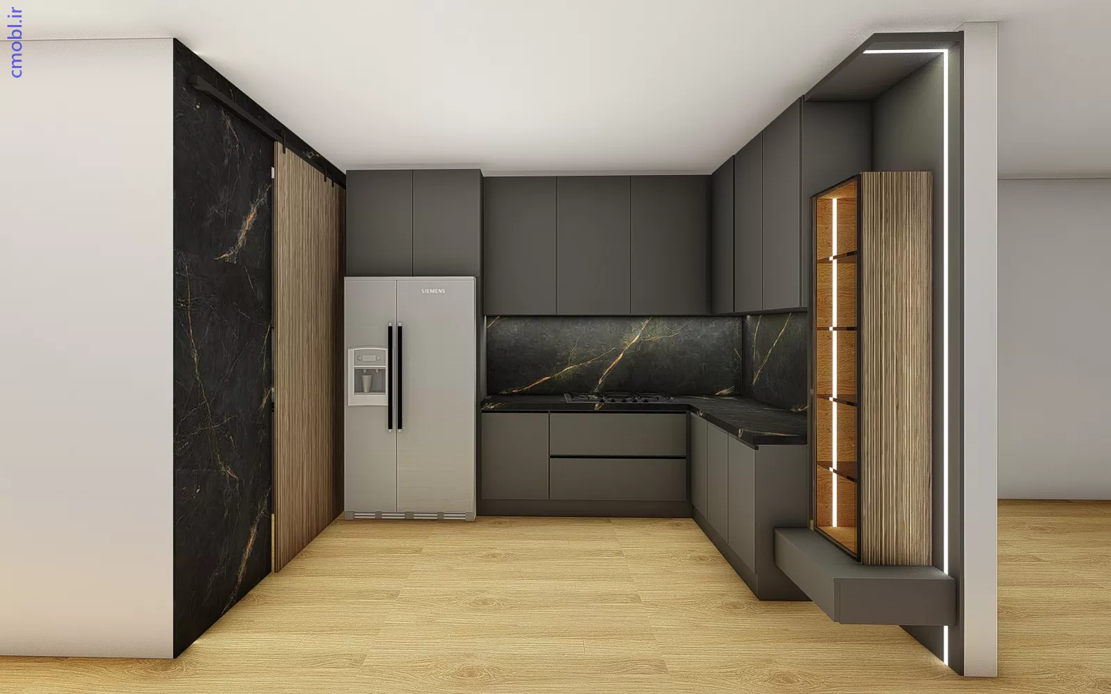 کابينت مدرن و مطبخ