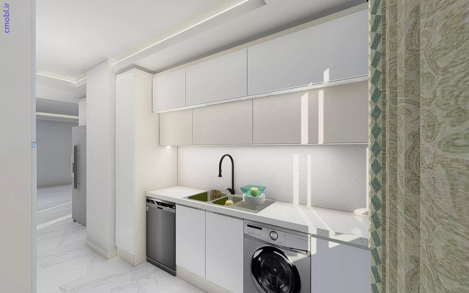 کابينت آشپزخانه مدرت و جاکفشي