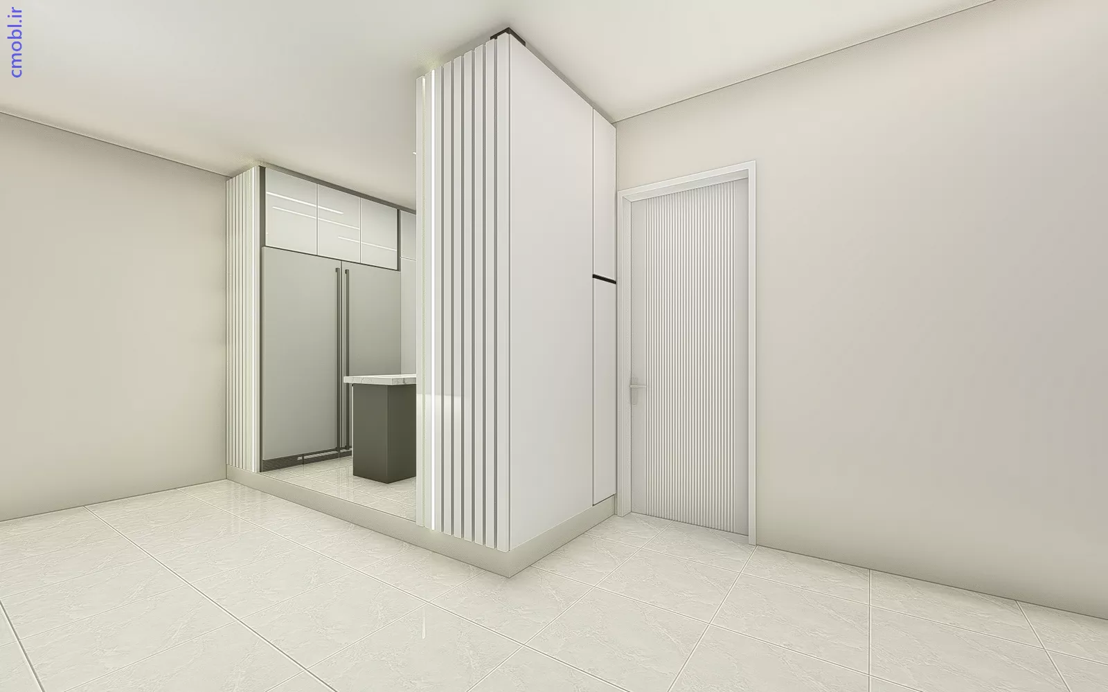 کابينت مدرن و کافي بار جزيره