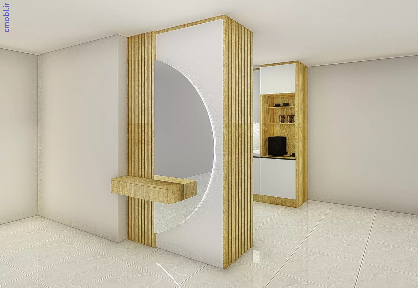 کابينت و آينه کنسول