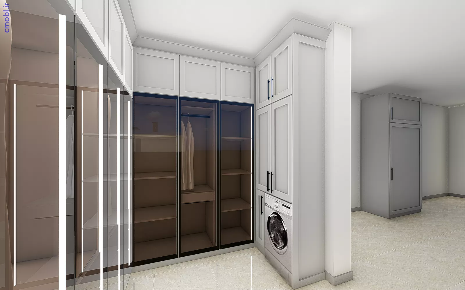 کابينت مدرن و نئوکلاسيک و لندري و کلوزت