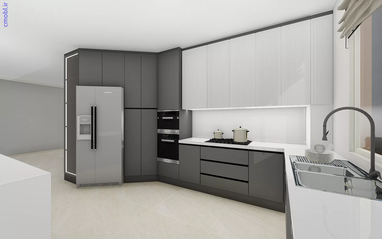 کابينت مدرن , پارتيشن ,