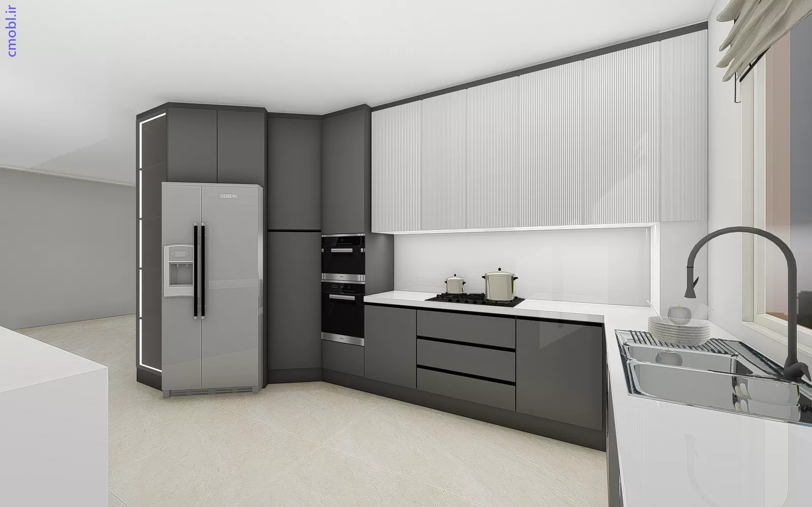 کابينت مدرن , پارتيشن ,