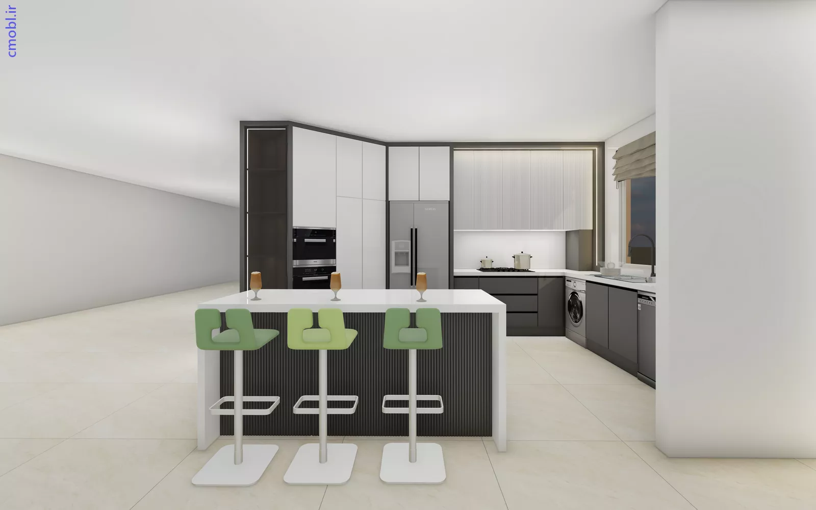 کابينت مدرن , پارتيشن ,